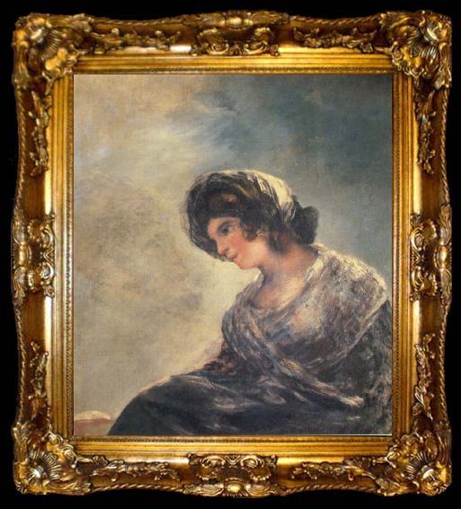 framed  Francisco Goya The Milkmaid, ta009-2